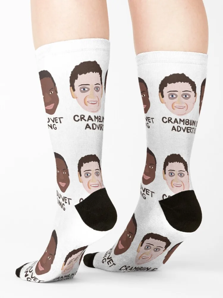 Cramblin Duvet Advertising Socks man bright garter Rugby funny gift Women's Socks Men's