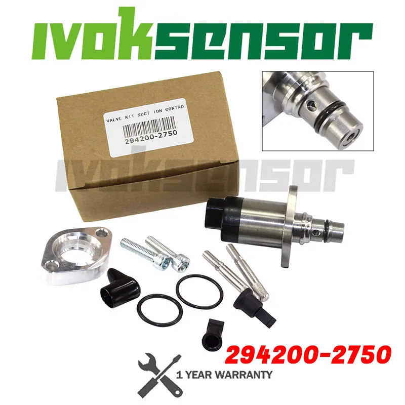 For 294200-2750 Fuel Pump Control Valve SCV For MITSUBISHI 4D56 Isuzu NPR 6HK1 Diesel 4JJ1 engine 294200-4750 294200-9752