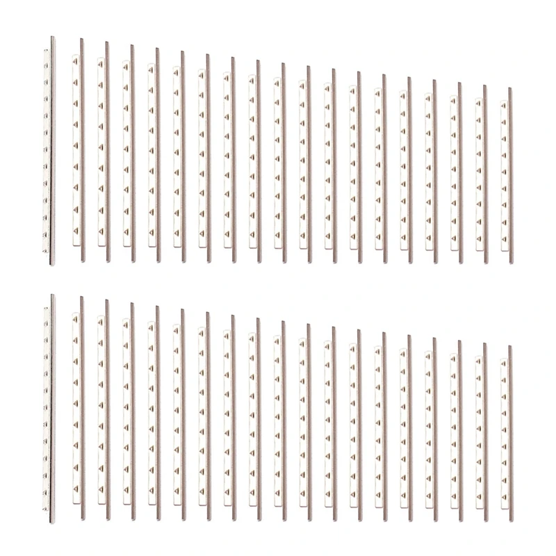 38Pcs Classical Guitar Frets Wire 2.0Mm/0.08In Copper Fretwire Set For 36 Inch 38 Inch 39 Inch 19 Frets