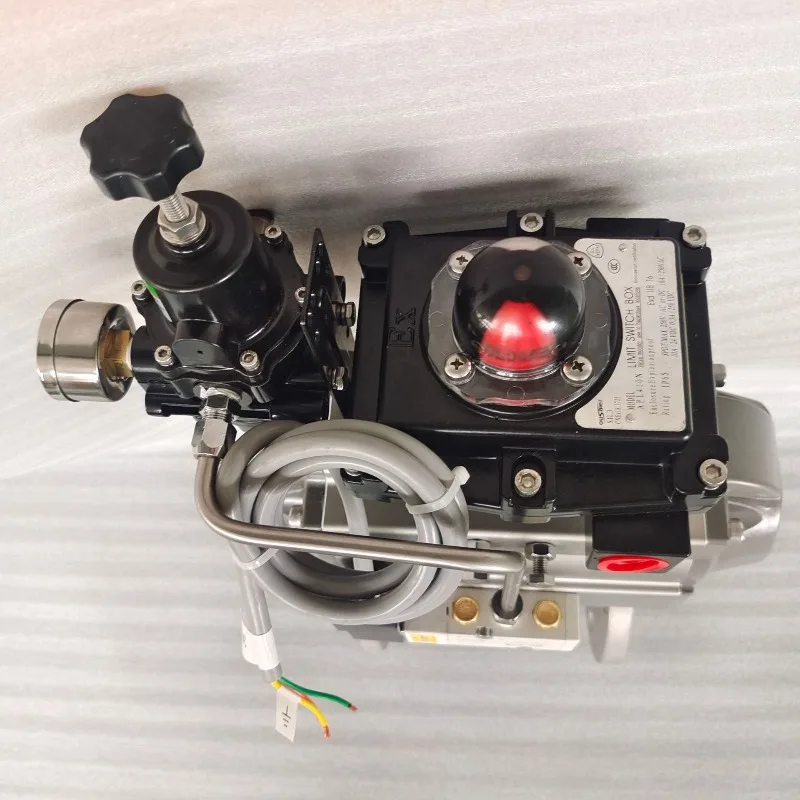 Stainless Steel Flange Pneumatic Ball Valve Q641F-16P High Temperature 425 ° Stainless Steel Pneumatic
