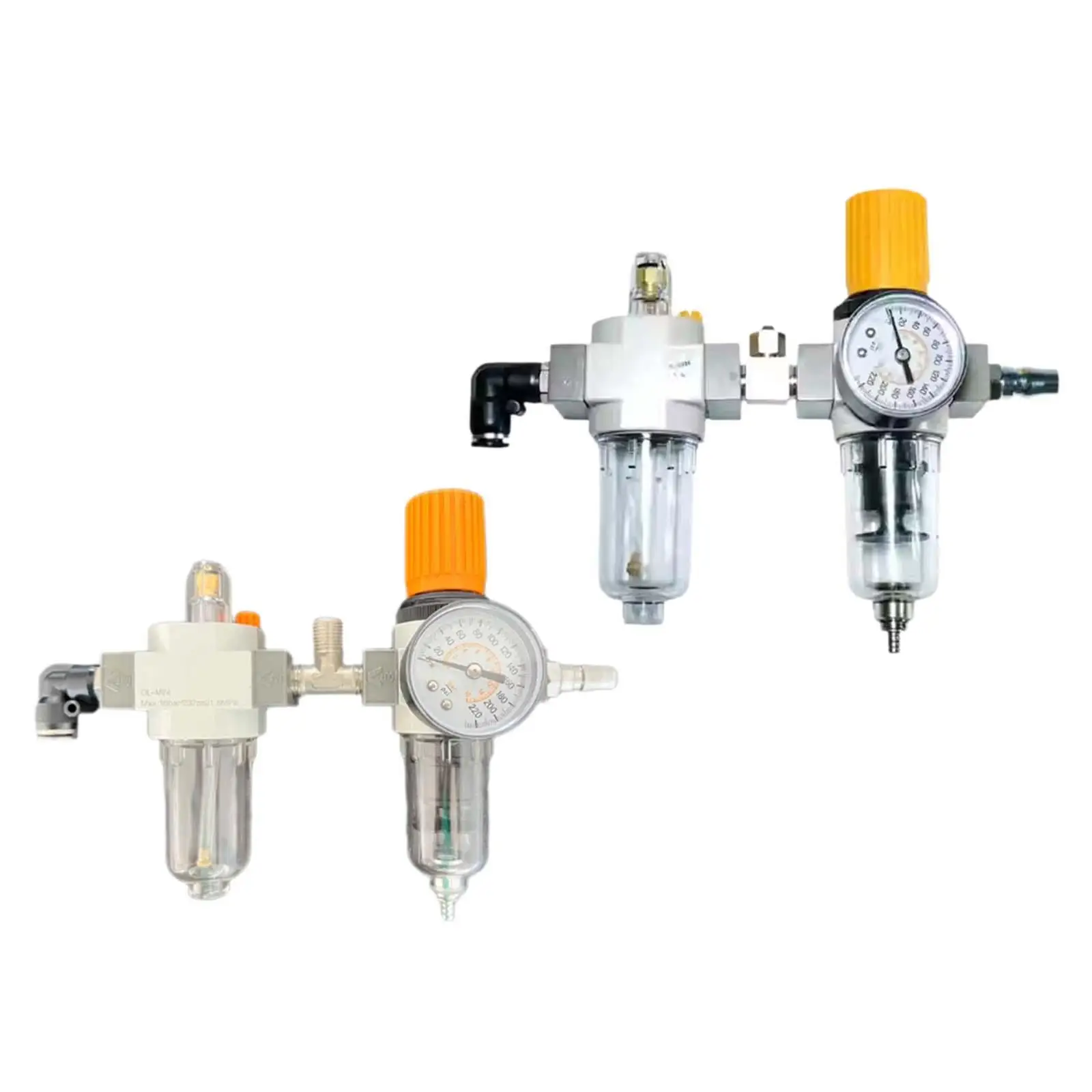 Tyre Machine Oil Water Separator Valve PP Pressure Gauge for Tire Machine Changer Maintenance Auto Repair Equipment
