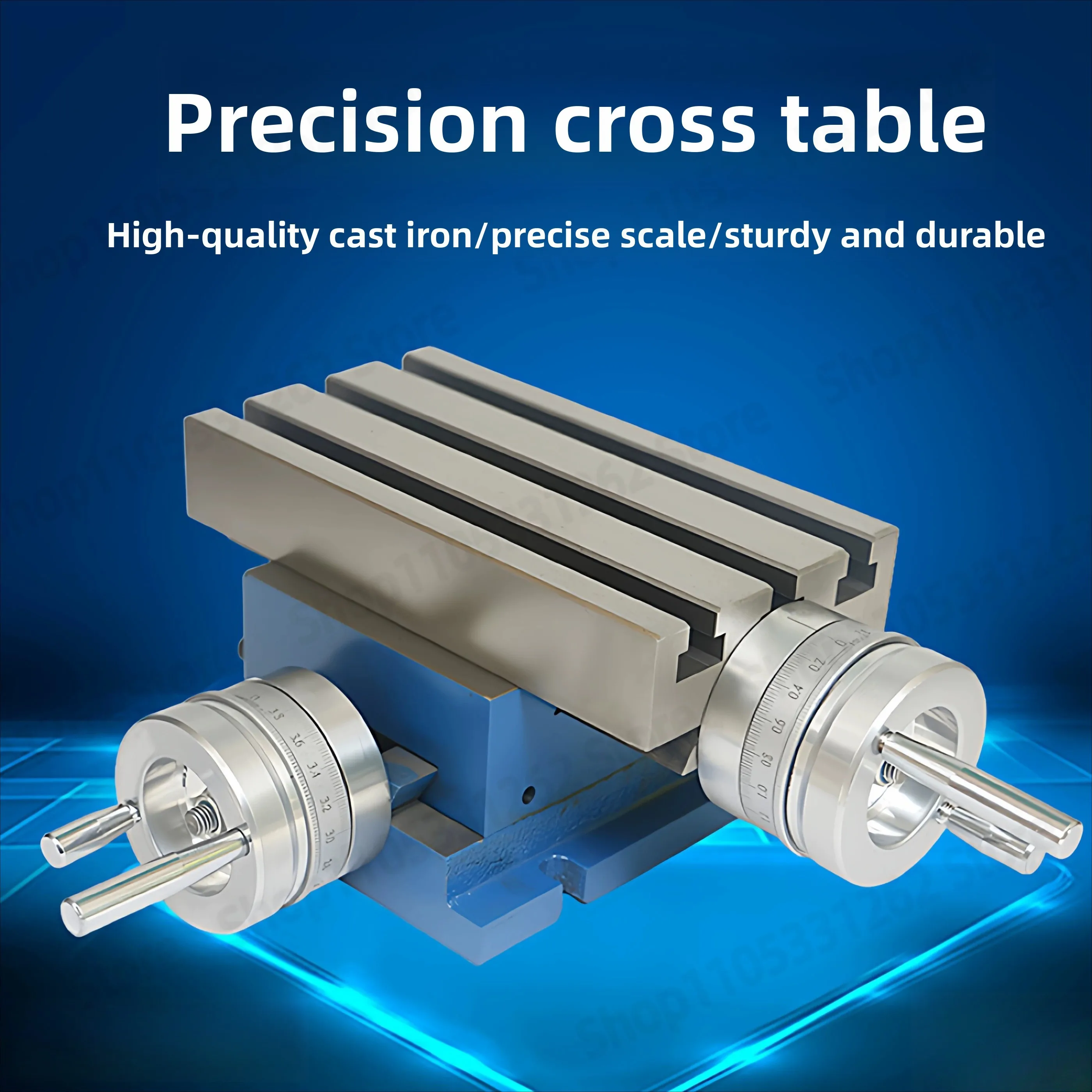 Precision Cross Table Drilling and Milling Machine Multifunctional Hand Work Slide 201 Mobile Carrying Board Clamp Workbench