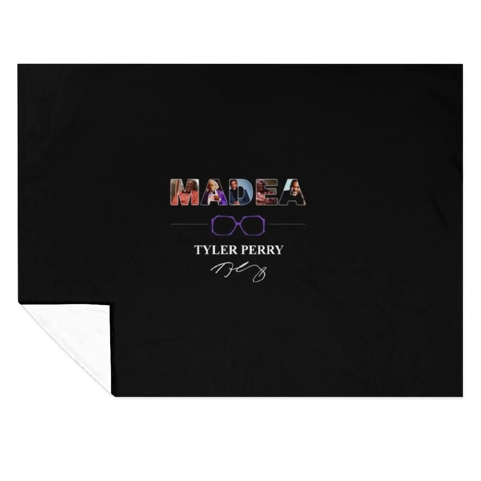 

Madea Tyler Perry Gift T-Shirt Throw Blanket blankets ands sofa bed Flannel Fabric Sofa Throw Blankets