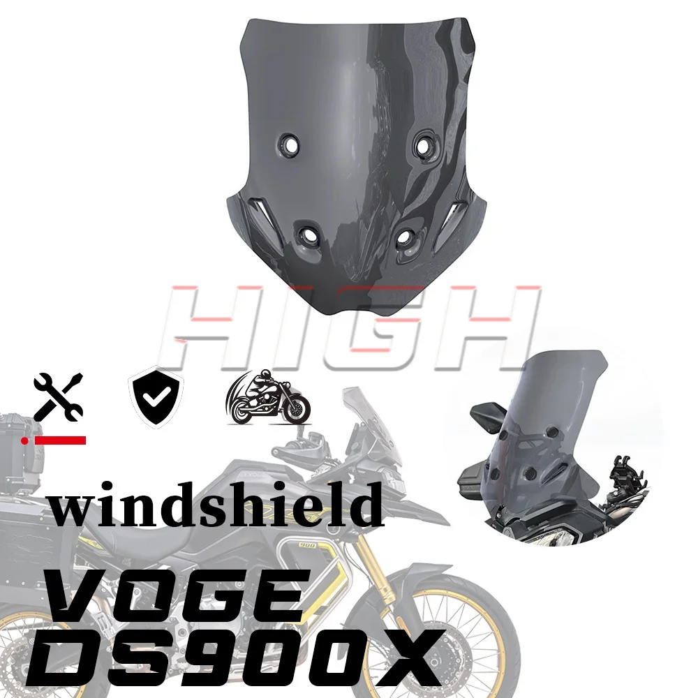 

For VOGE DS900X front windshield heightened transparent windshield chest protector DSX 900