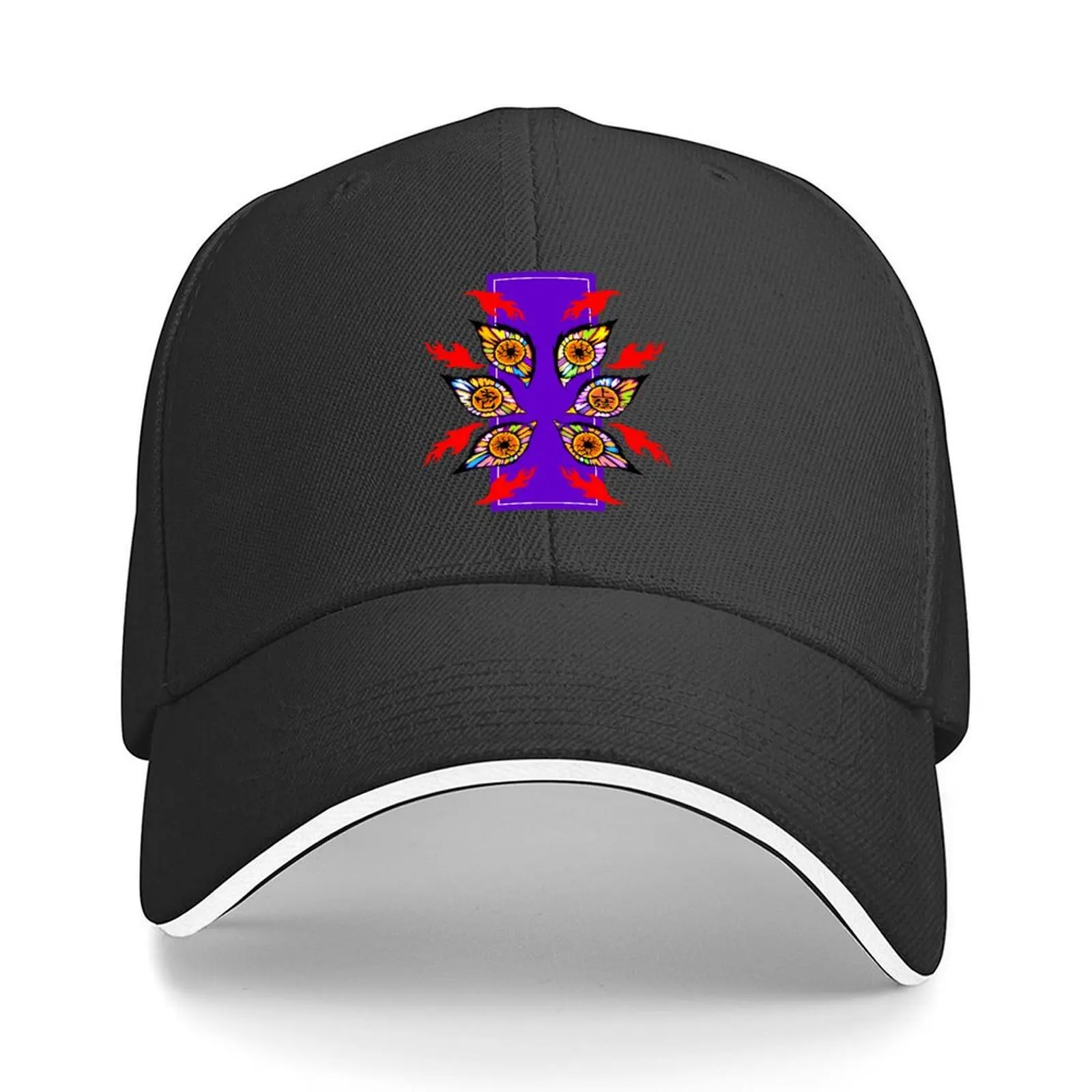 

Kokushibo Eyes in Pop Art Baseball Cap tea Hat Hat Luxury Brand Visor Winter hat For Man Women's