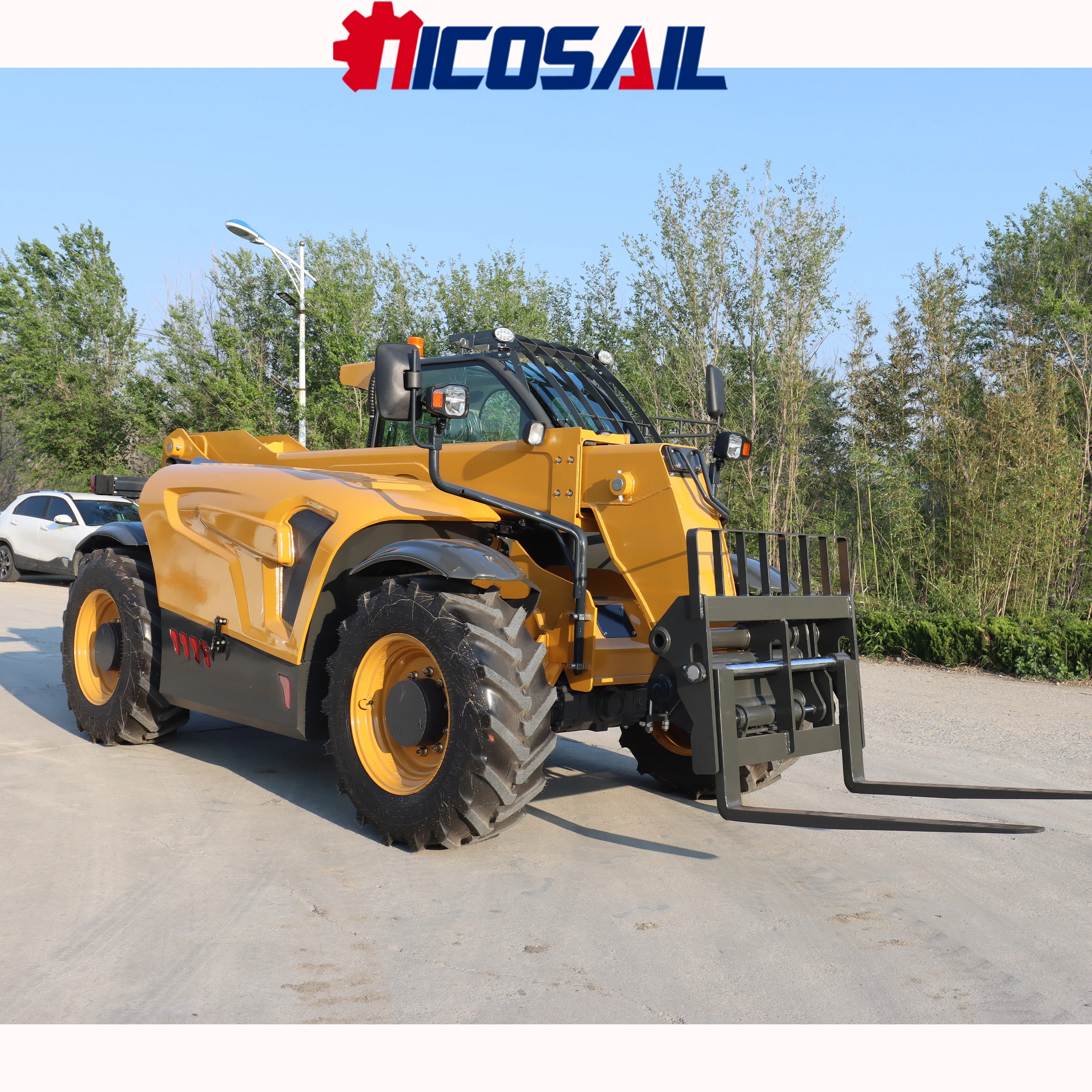 Telescopic Handler Custom Specification CE Euro 5 Lifting Equipment for Warehouse Logistics Agricultural Supply Yards