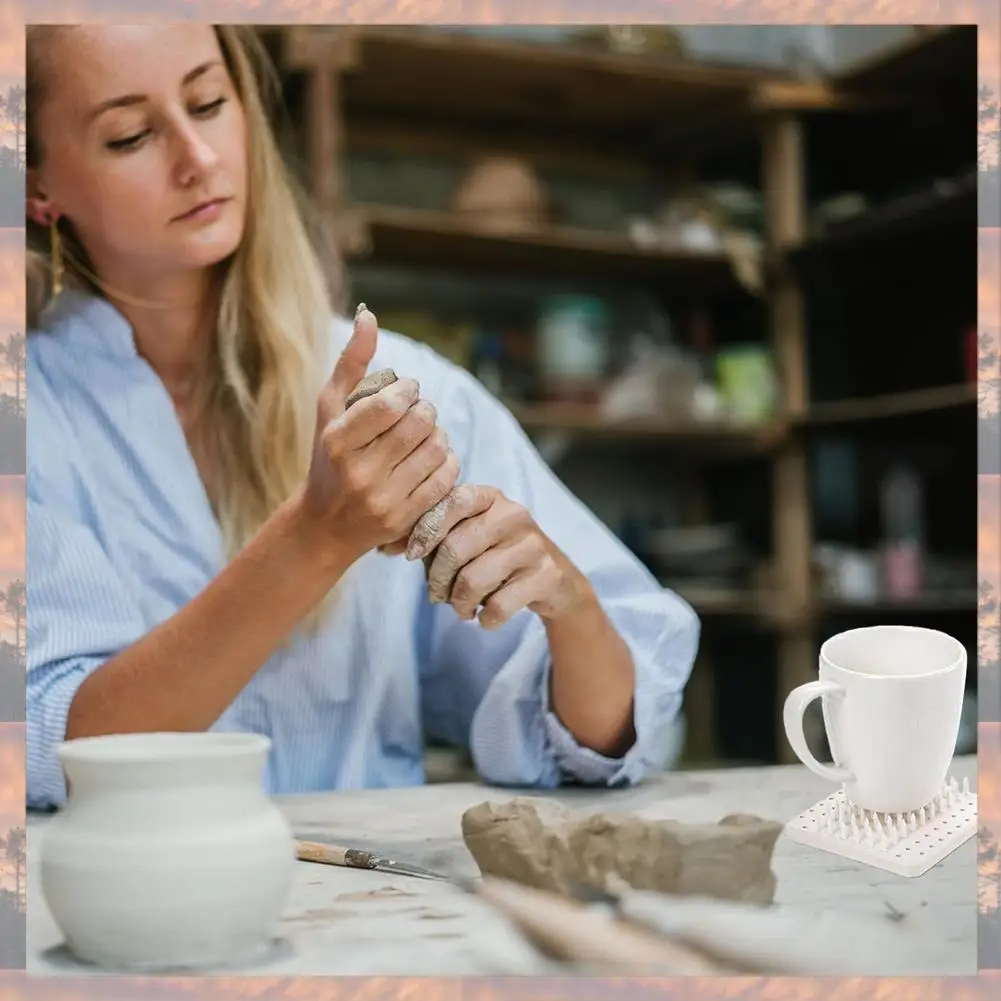 

2025 Trend Porous Refractory Mats, Reusable Pottery Mats & Anti-Stick Refractory Conical Support Nails For Lover