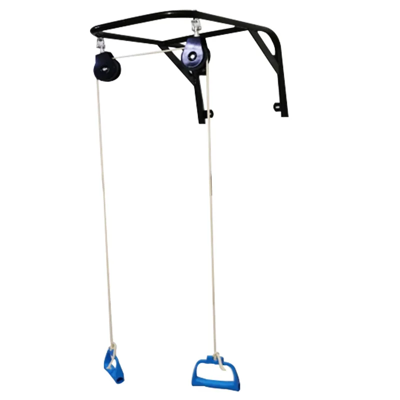 Pulley, hoisting ring, neck and shoulder retractor, stroke hemiplegia, upper limb exerciser, home rehabilitation training
