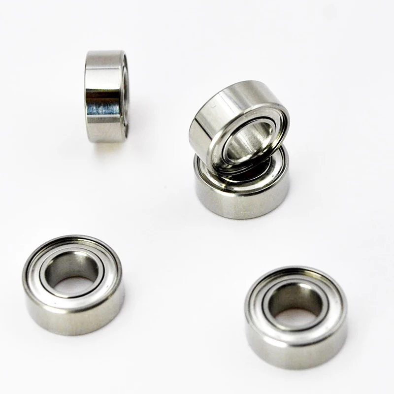 Hybrid Ceramic Bearing SMR105ZZ Stainless Steel MR105 ZZ 5x10x4 mm 1050 Inner Bore 5mm Miniature Ball Bearings