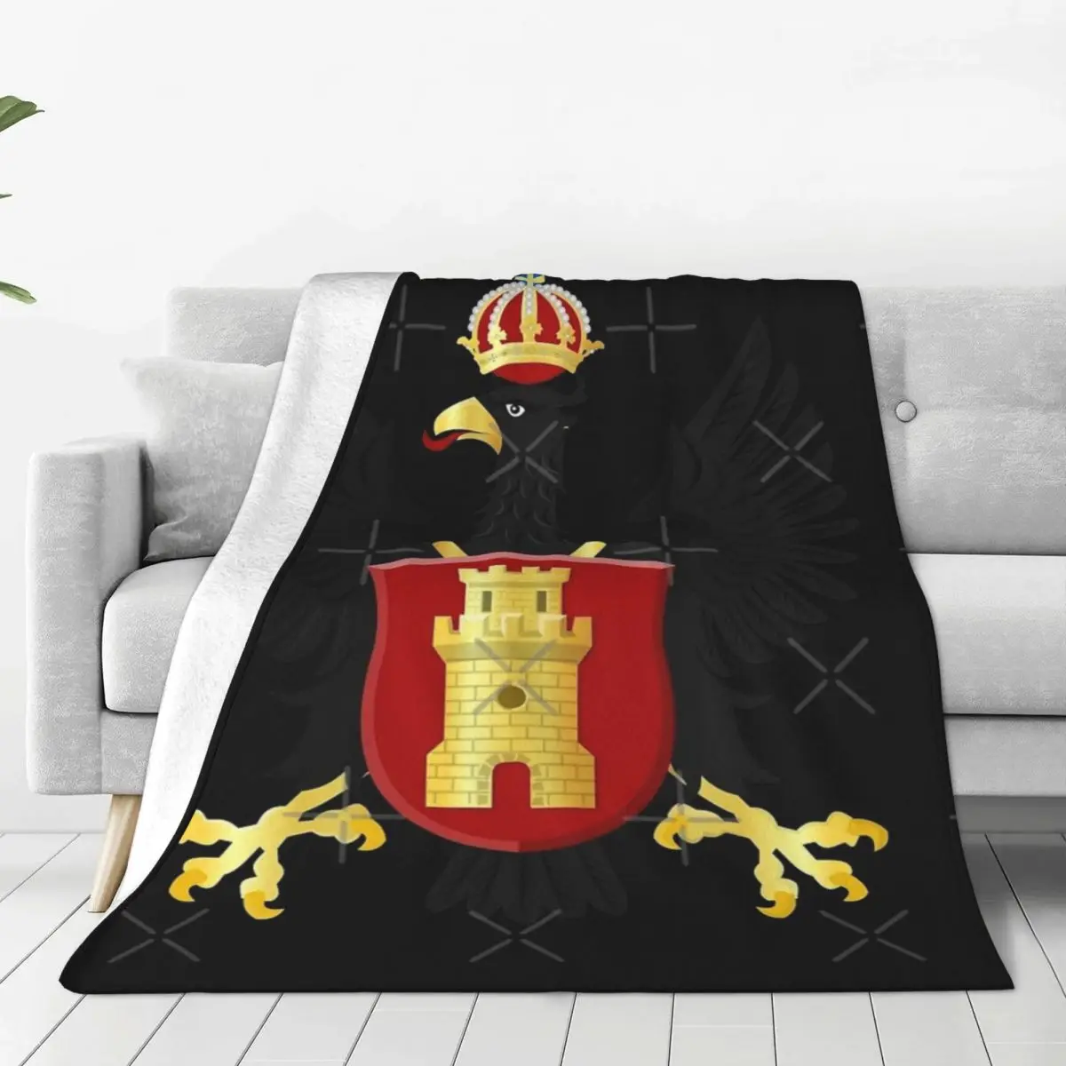 Middelburg Zeeland Netherlands Coat Of Arms Four Seasons Universal Blanket Campsites Can Be Laid Mother's Day Gift