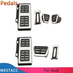 Car Pedals for Audi A3 8V Q2 Q3 SQ2 S1 S3 RS3 RS Q3 TT LHD Accelerator Gas Brake Clutch Rest Pedal Cover Kit Accessories
