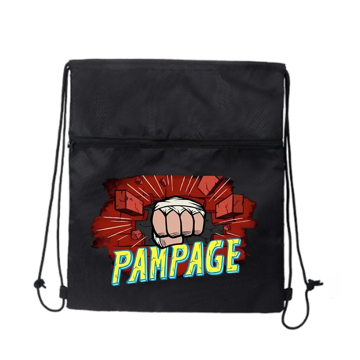 

Спортивный рюкзак на шнурке с рисунком кулака Pampage, спортивная сумка для фитнеса и баскетбола