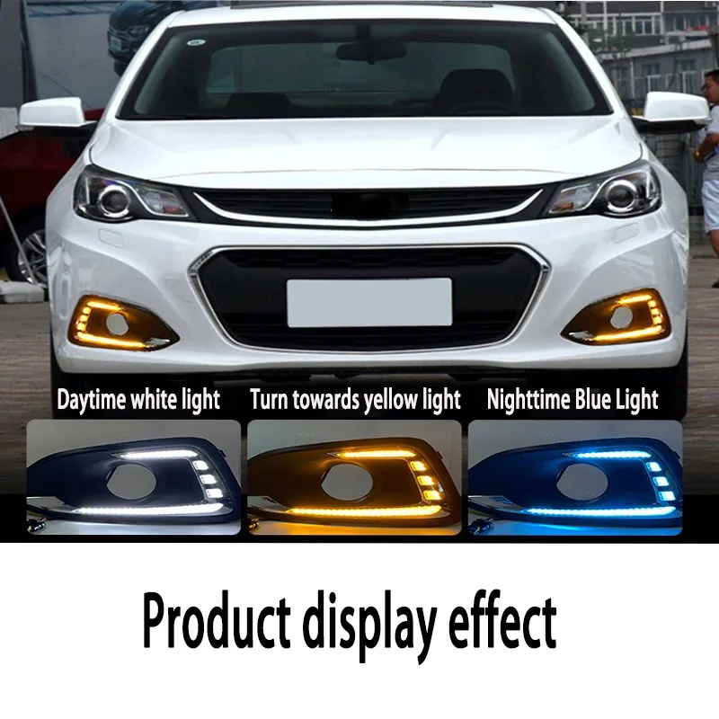 

Подходит для 16-18 Chevrolet Malibu дневные ходовые огни, передние противотуманные фары, светодиодные дневные ходовые огни переднего бампера