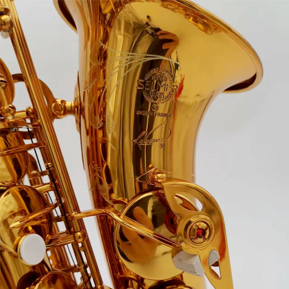 

France Brand SAS-R54 Alto Saxophone rose gold Professional R54 Sax Alto musical instrument Mouthpiece With Case and Accessories