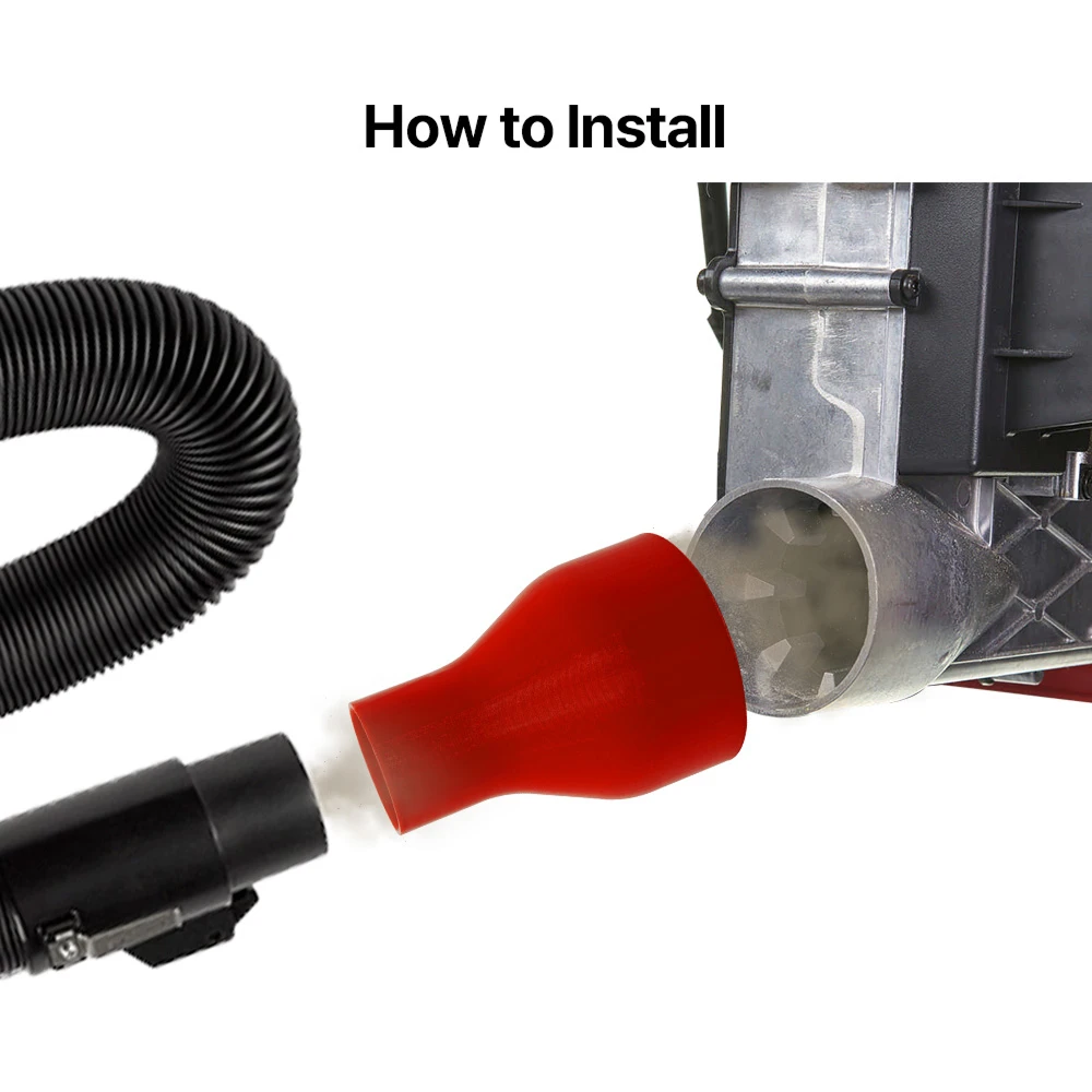 Table Saw Vacuum Hose Adapter, Dust Extractor Connector Compatible with Milwaukee Table Saws, Workshop Woodworking Cleaning Acce - view 2