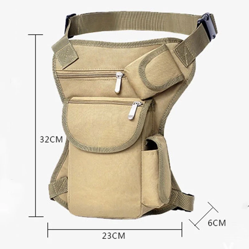 Riñonera táctica militar para hombre, bolsa de cintura para muslo, pierna, motocicleta, vientre, plátano, canguro, cadera, teléfono, marido