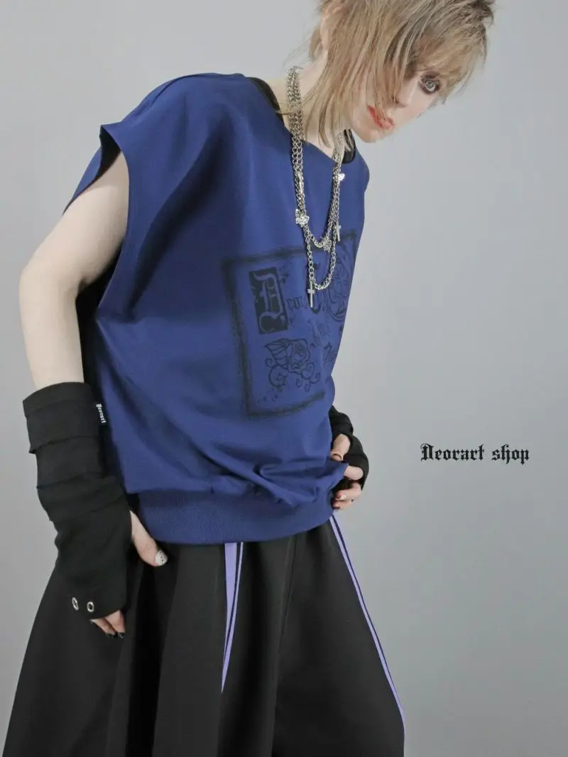 

DEORART Harajuku Sle k Rose Series, футболка с принтом, свободного кроя, с круглым вырезом, летняя, новая, хлопковая, влагоотводящая