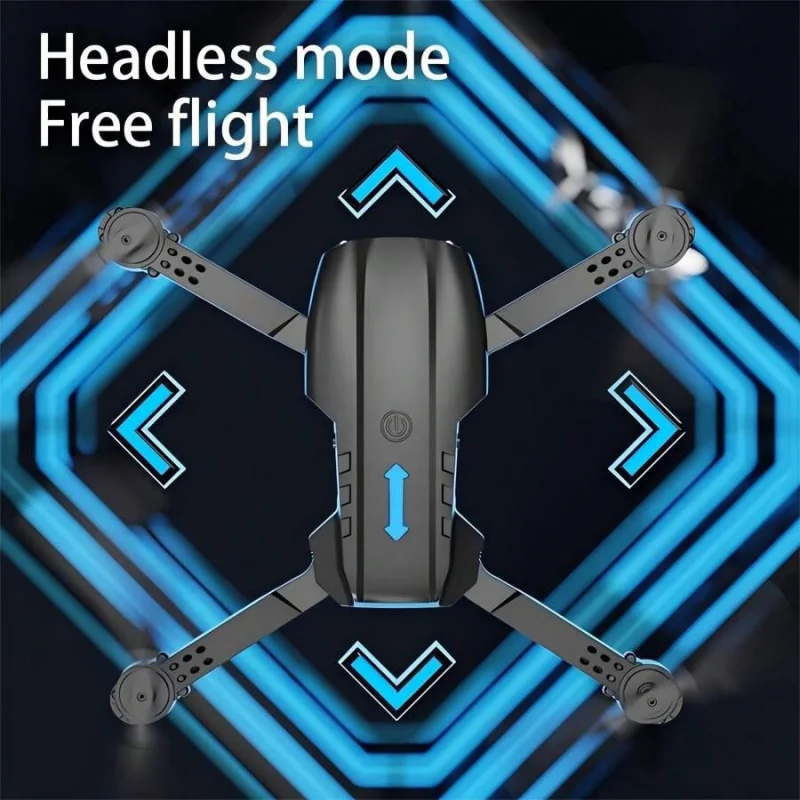 طائرة بدون طيار تعمل بالتحكم عن بعد للمبتدئين - طائرات بدون طيار واي فاي قابلة للطي مع كاميرات مزدوجة الدقة، 360 درجة °     فليبس، تحوم تلقائي، طائرة بدون طيار خارجية Airp