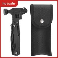 1Set Multi Functional Adjustable Open-End Wrench Combination Universal Wrench Folding Pliers Hammer Tool Fit For Camp Outdoor