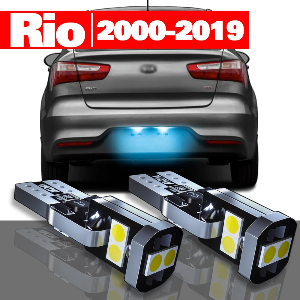 

For Kia Rio 1 2 3 4 2000-2019 Accessories 2pcs LED License Plate Light 2008 2009 2010 2011 2012 2013 2014 2015 2016 2017 2018