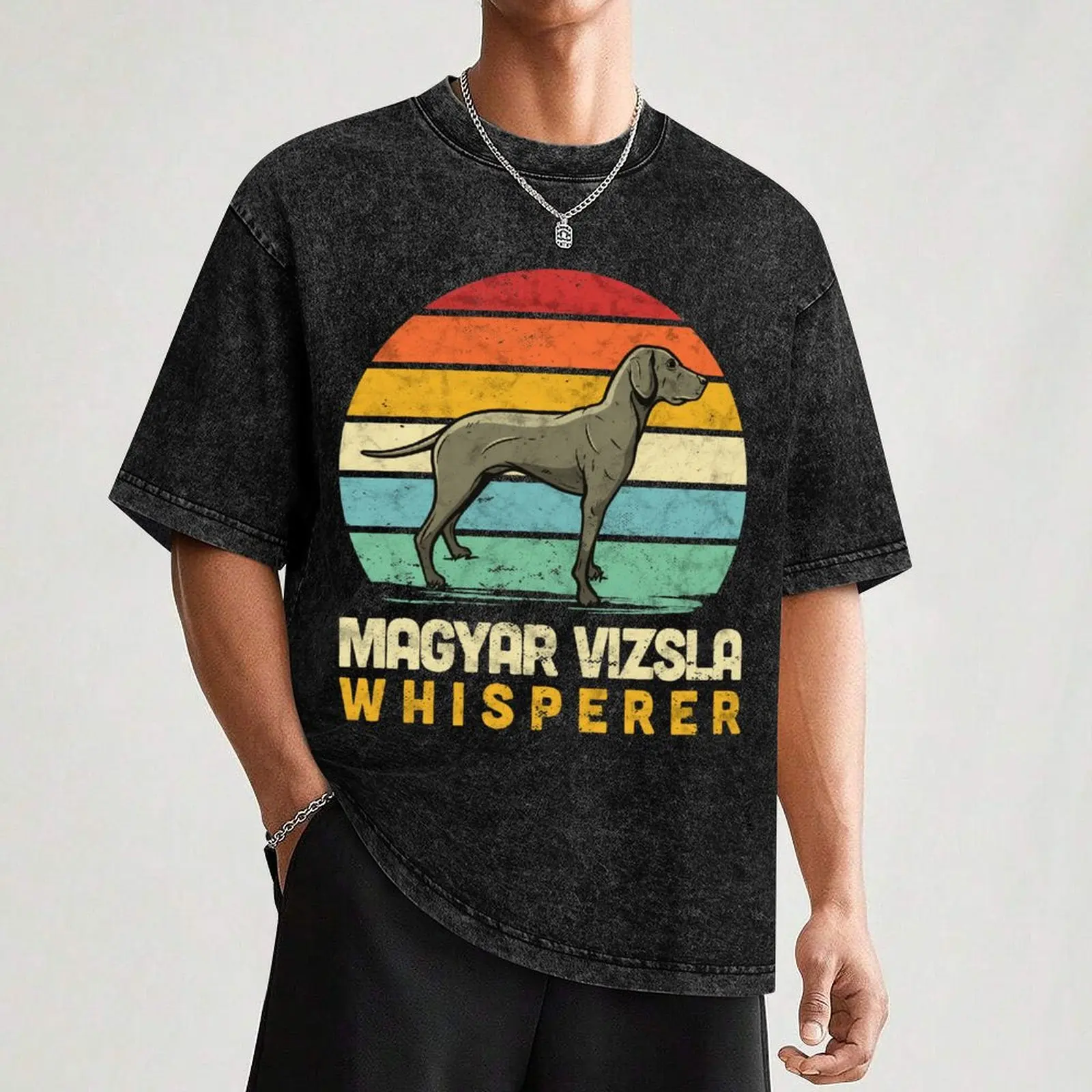 Magyar Vizsla Whisperer Pointer Gift T-Shirt Sun Block Outdoor T-Shirt
