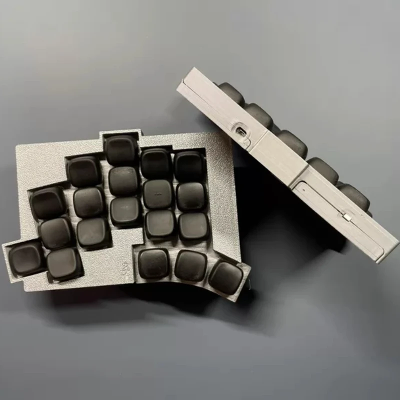 Totem Split Keyboard Custom Low Profile Kailh ChocV1 Bluetooth Dual-mode 38keys Hot Swap ZMK E-sports Gaming Office Keyboard