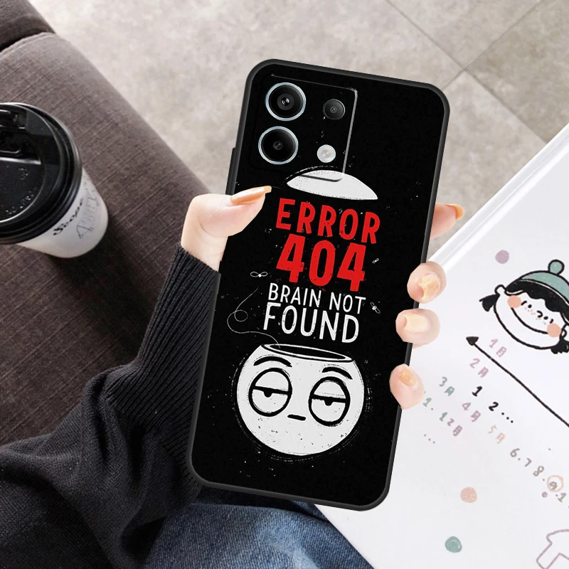 에러 404 찾을 수 없음 샤오미 레드미 노트 11 9 10 12 13 14 프로 10S 11S 12S 케이스 레드미 10C 13C 12C 14C용 커버