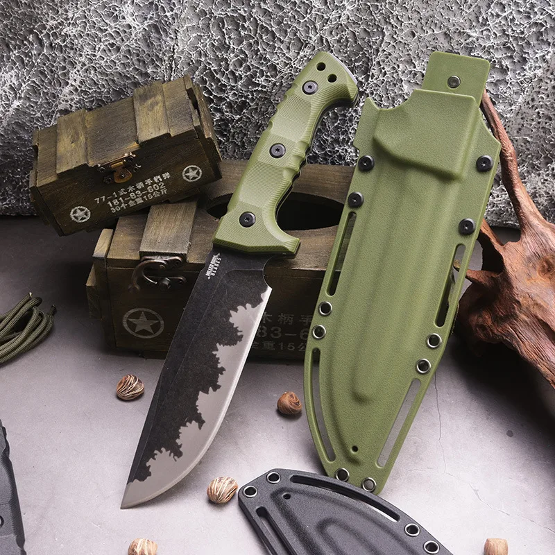 1pc，M33 camping outdoor straight knife, high hardness portable sharp survival knife, one keel high hardness tactical knife