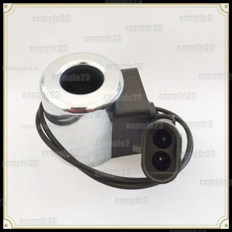 1PC New Excavator Parts for Lonking 85 SY55/75 Pilot Safety Lock Solenoid Valve Coil for YC60/65/85/135 ID18mm Height 40mm