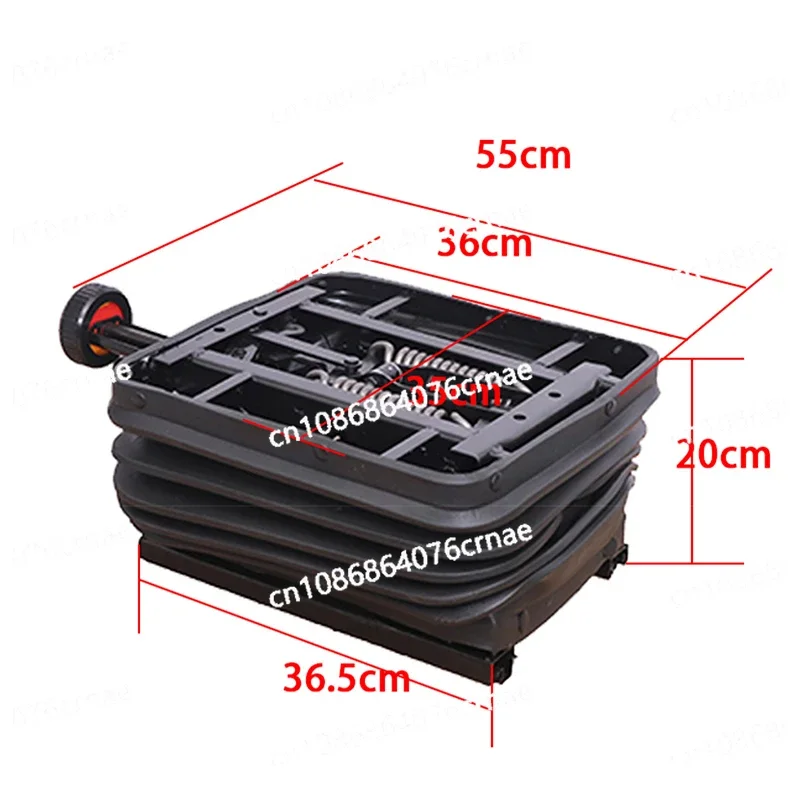 Truck Seat Mechanical Shock-absorbing Base, Front Handle, Agricultural Vehicle Truck Modified Mechanical Hydraulic Spring