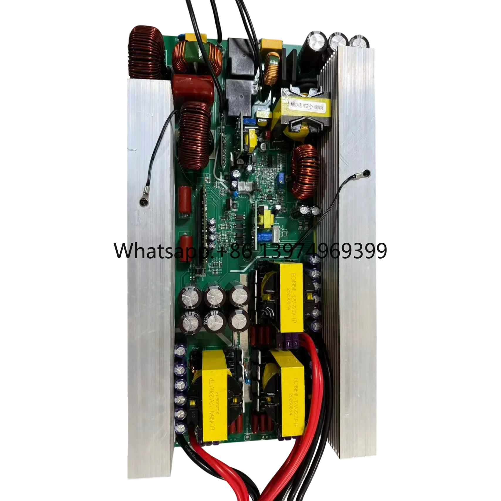 3000W Pure Sine Wave Single Phase LED Display Power Inverter Charger DC 12V 24V to 110V 220V AC