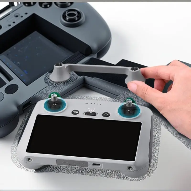 حامي عصا التحكم الروك ل AIR 3S/Mini 3/MINI 4 Pro الإبهام الروك غطاء عصا غطاء الطائرة بدون طيار RC/RC 2 الملحقات