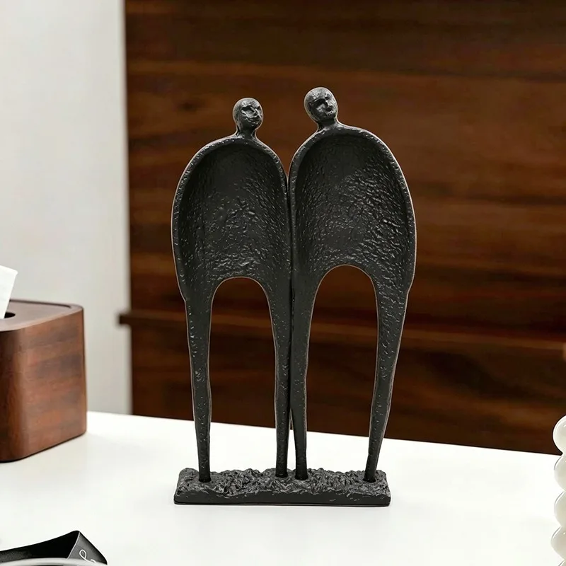 Creative Character Sculptures Modern Luxury Desktop Decor Figurines Home Entrance Aesthetic Art Ornaments Interior Decoration