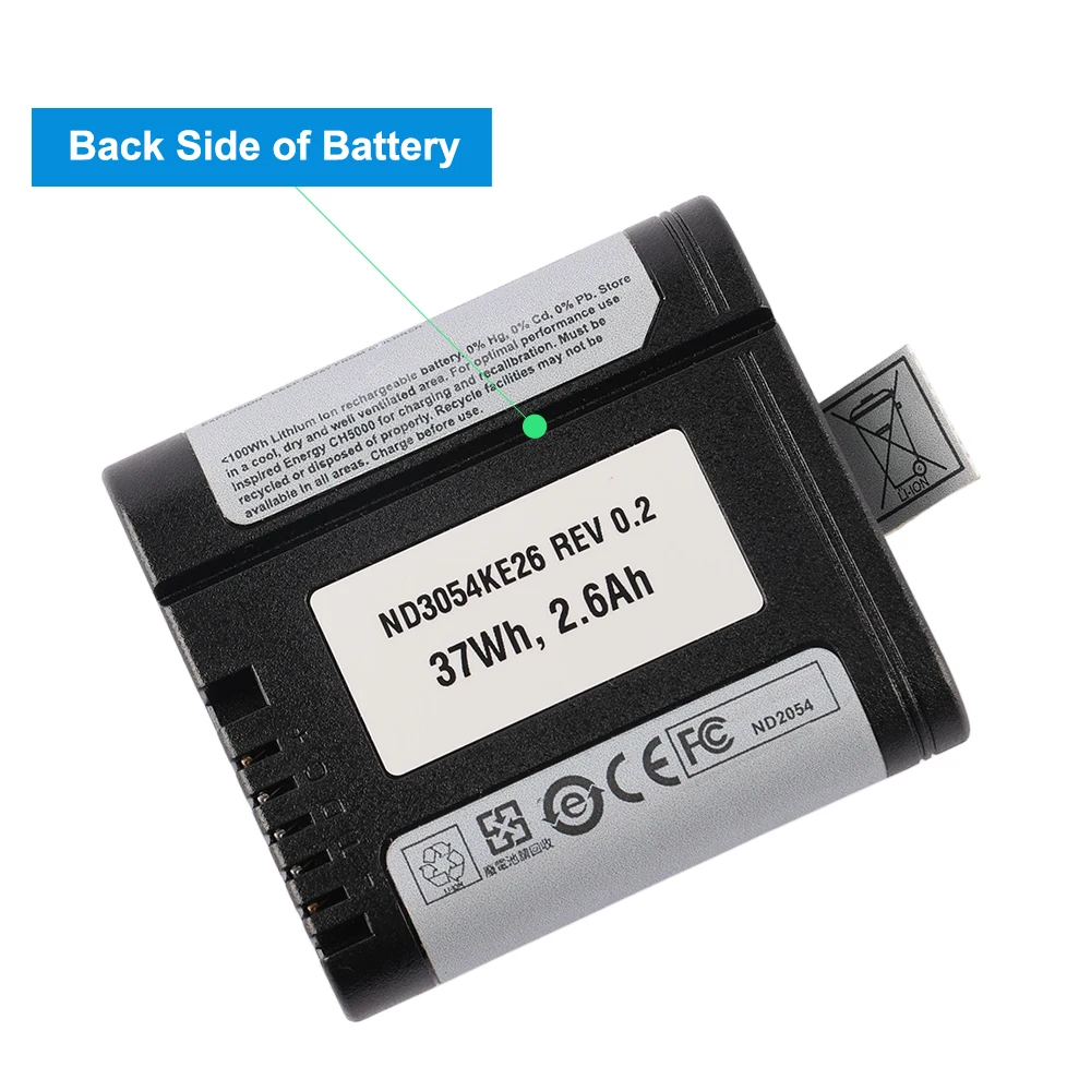 KingSener ND3054 Replacement Battery for Energy Industrial Equipment ND3054KE26 ND3054HD29 14.4V 37Wh/2.6Ah