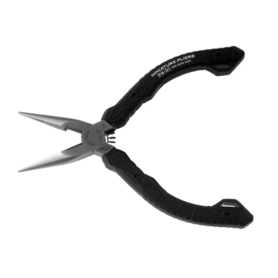 Imagem -03 - Engineer Alicate de Agulha em Miniatura Precisão Compacta Alicate Longo com Cortador de Fio Esd Safe com Carbon st Ps01