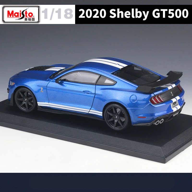 Maisto 1:18 2020 Ford Mustang Shelby GT500 Alloy Car Model Diecast Metal Toy Car Model High Simulation Collection Children Gift