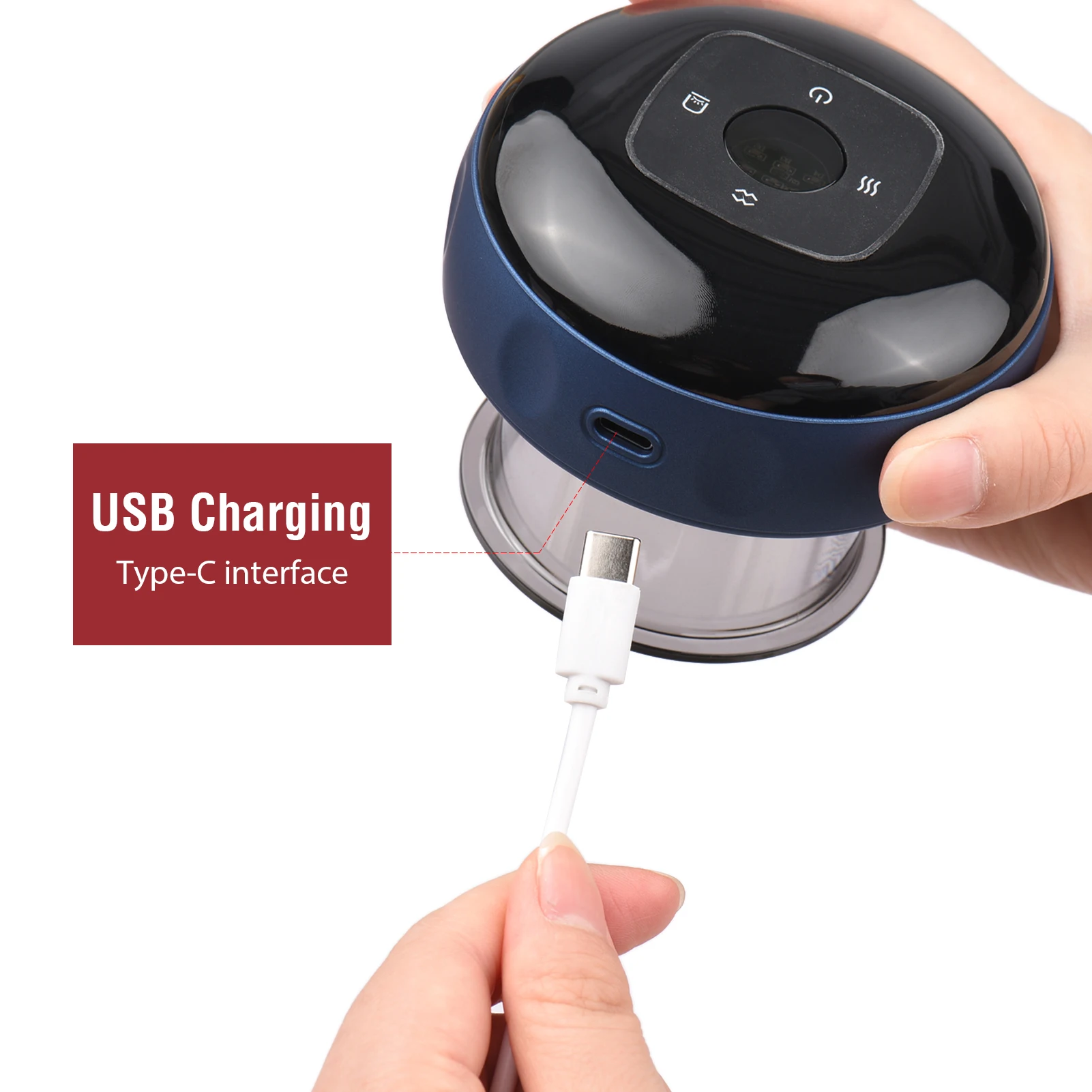 

Электрическое устройство для нагрева, 6 моделей, беспроводное вакуумное устройство для соскабливания, отрицательное давление, всасывание, аксессуары для меридианового массажа