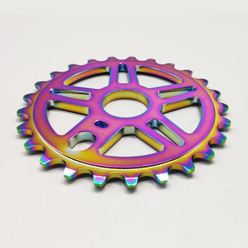 Showke BMX Street Climbing 7075 Ultra Light Aluminum Alloy Dazzling Color Tooth Disk 25T Thickness 5mm Accessories