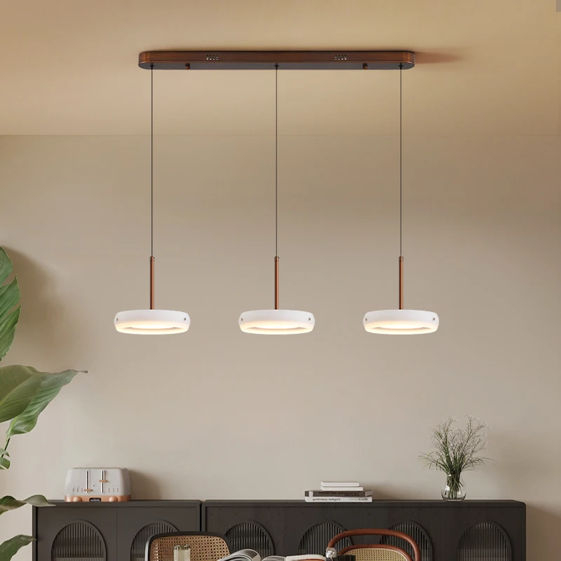 led-レストランペンダントライトシンプルなガラスシャンデリアレトロダイニングテーブルバー一言ロングストリップホーム屋内装飾照明ランプ