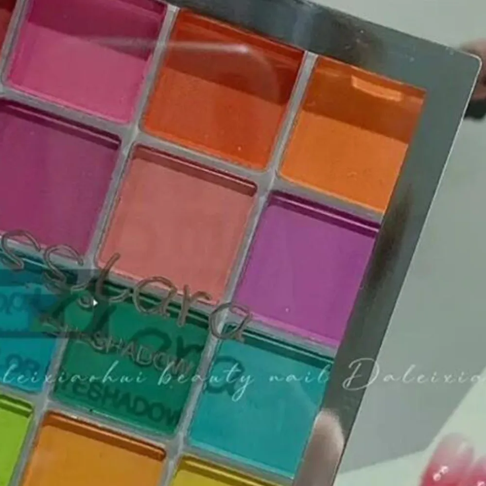 4/6/9/16 Kleur Nail Pigment Poeder Palet Set Gradiënt Ombre Poeder Wrijven Op Nagels Geleidelijke Verandering Poeder Voor Oogschaduw Manicure