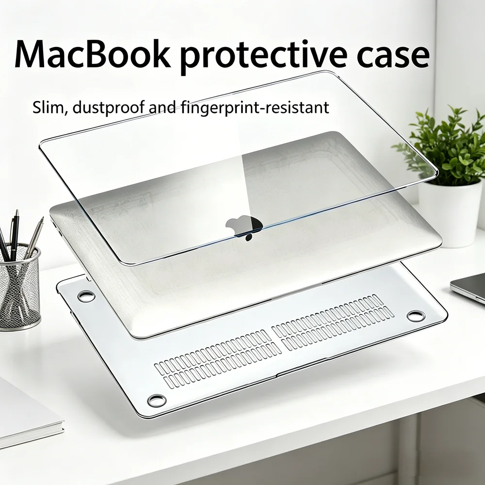 MacBook Air Protective Case,for MacBook Air 13.3 A1369A1466A1932A2179AirA2337,Transparent crystal color Laptop Cover