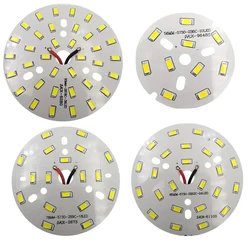 5W 9W 12W 18W 24W 5730 0.3A 6mm 10mm alesaggio ID 56mm 78mm 85mm 100mm OD emettitore di perline per lampada con lampadina a Base di luce a LED SMD bianco giallo caldo