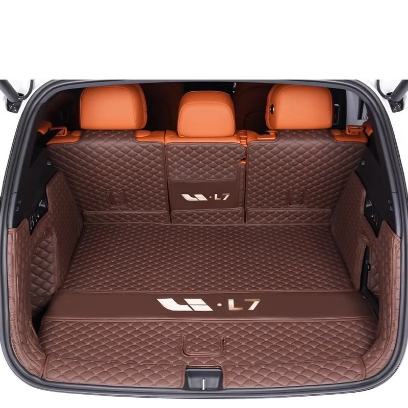 Custom Car Cargo Liner For Lixiang Li L7 2024 2023 Accessories  Waterproof Rear Trunk Cover Carpet Mat Tail Boot Leather Liner