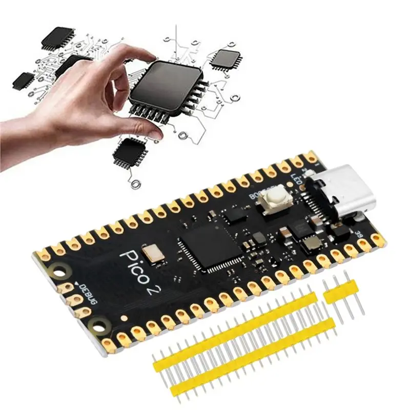 [NEW A09R!】 RP2350 Pico2 Core Board Module 150Mhz Dual-Core Dual-Architecture Microcontroller Development Board RP2350 Pico2