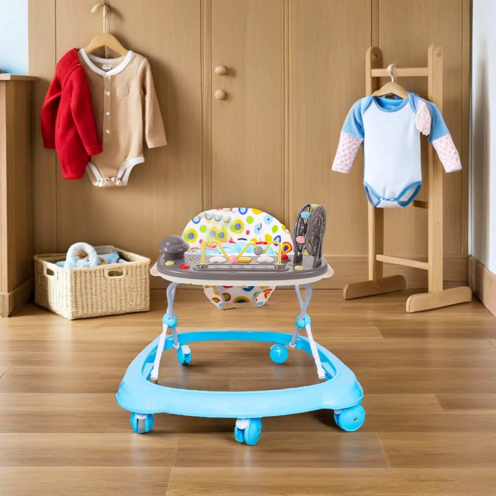 Baby Walker Music Board Replacement Panel Detachable Sound Activity Tray for Infant Activity Center Walker Stroller Pushchair