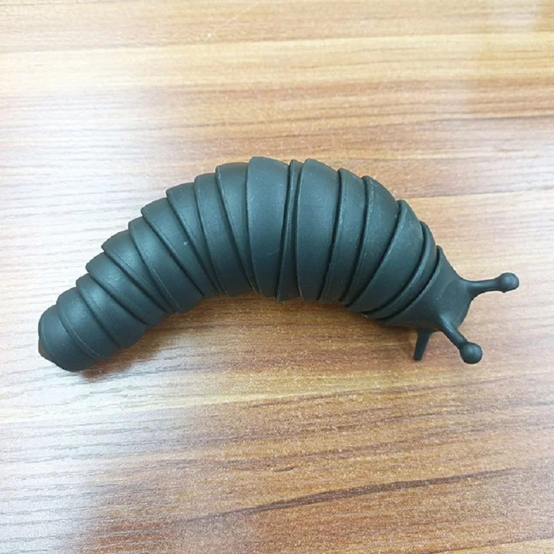 Flexible Fingertip Snail Sensory Toy Adult Antistress Squirming Slug Fidget Toys Autism Chiledren Gift Decompression Slinky Slug