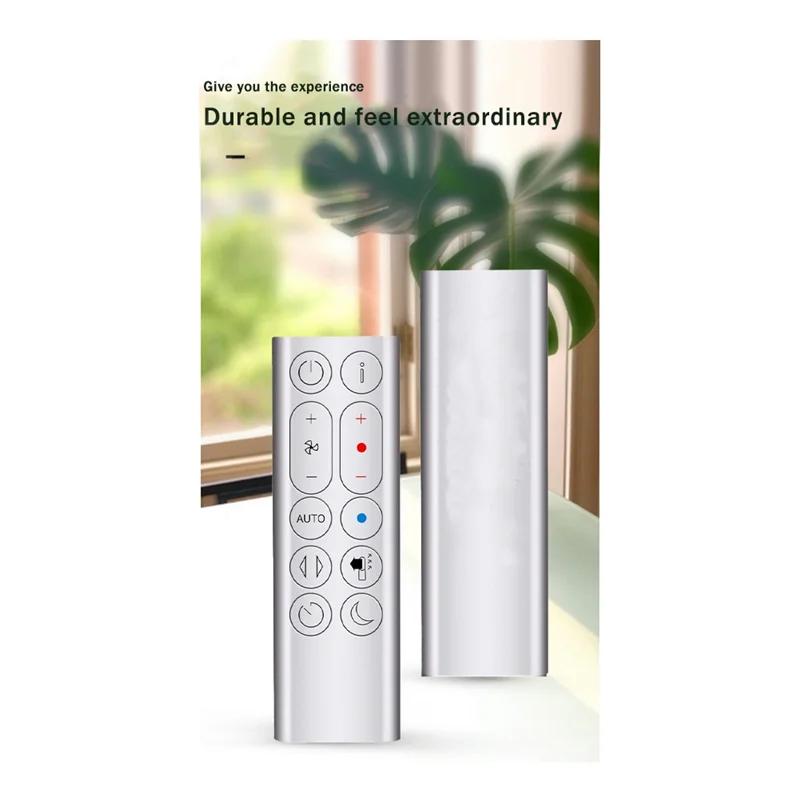 Replacement Remote Control Suitable for Dyson HP04 HP05 HP07 Air Purifier Leafless Fan Remote Control Silver