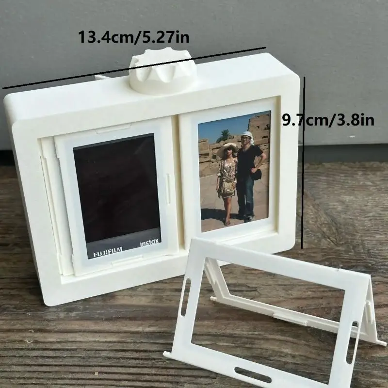 Rotatable Photo Frame Kpop Photocard Holder Idol Picture Frame Display Stand Desk Accessory Room Desktop Decor view 5