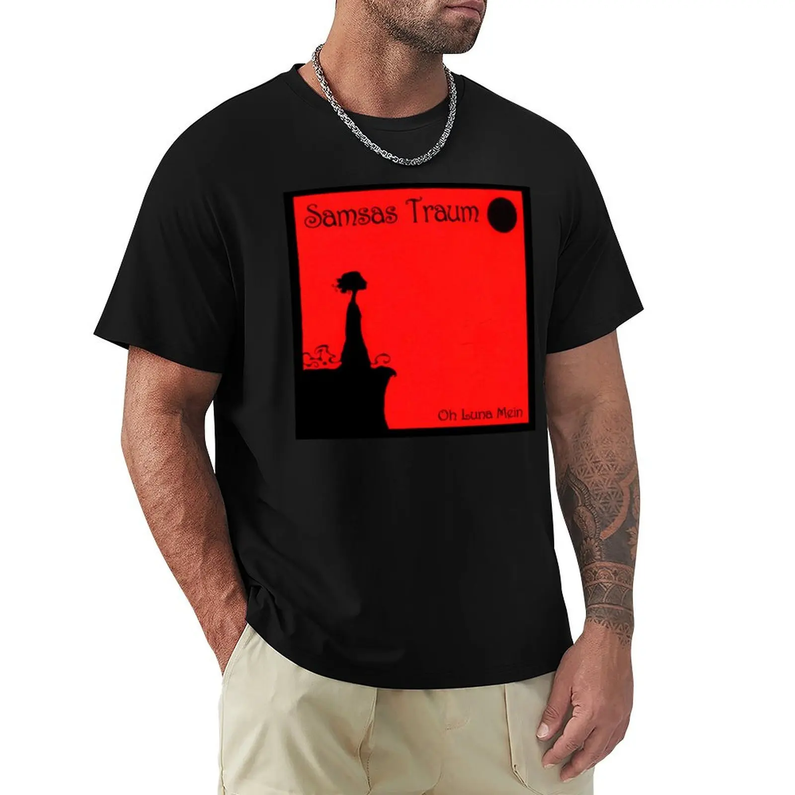 Camiseta Samsas Traum - Oh Luna Mein Album 2000, camiseta antiarrugas de manga corta