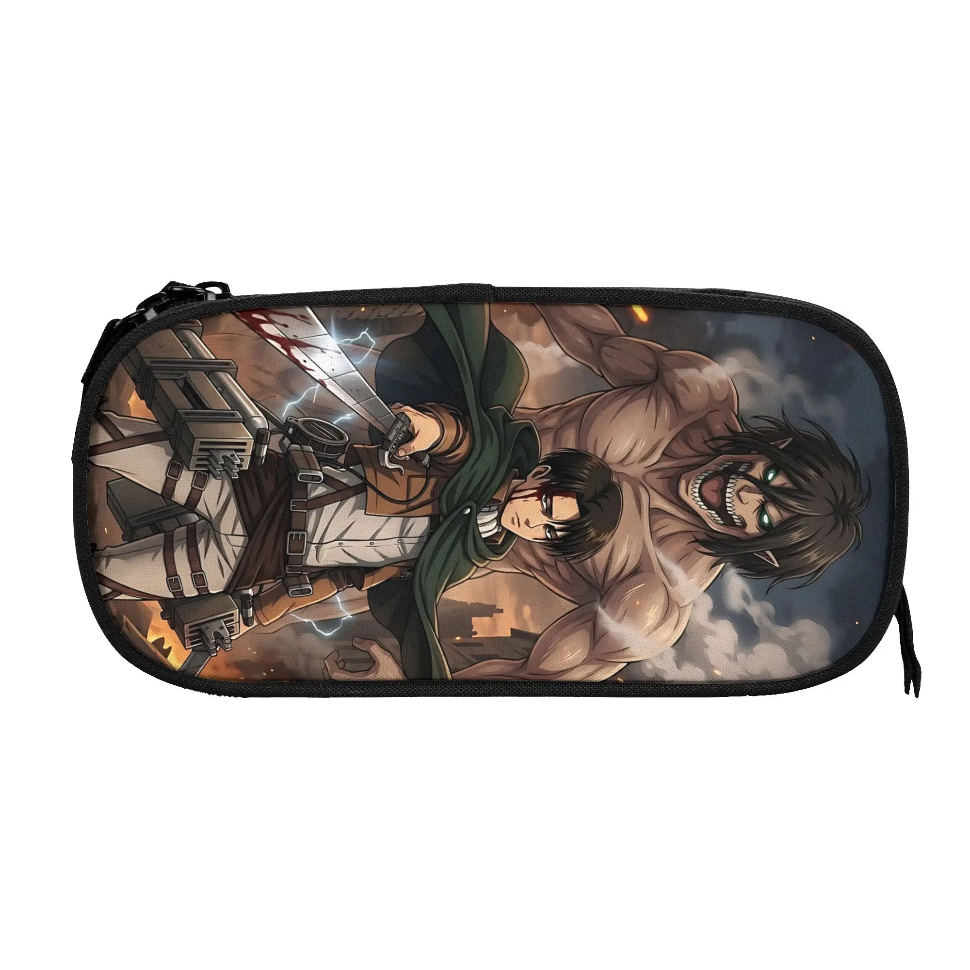 bolsas-de-grande-capacidade-para-criancas-estampa-de-desenho-animado-attack-on-titans-levi-ackerman-estojo-escolar-para-meninos-e-meninas